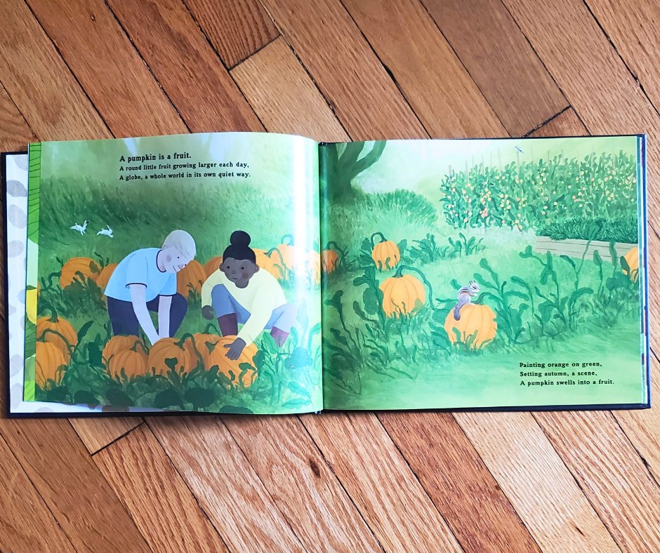 SourcebooksKids's tweet photo. How does a pumpkin seed turn into a jack-o'-lantern? ๐
The Pumpkin Seed's Secret : A Life Cycle Poem
written by Hannah Barnaby, illustrated by Cรฉdric Abt
#kidsbooks #kidsbook #kidlit #picturebooks #pictuerbook #fallbooksforkids #pumpkinlifecycle #lifecyclelesson https://t.co/SWMLTGCj3H