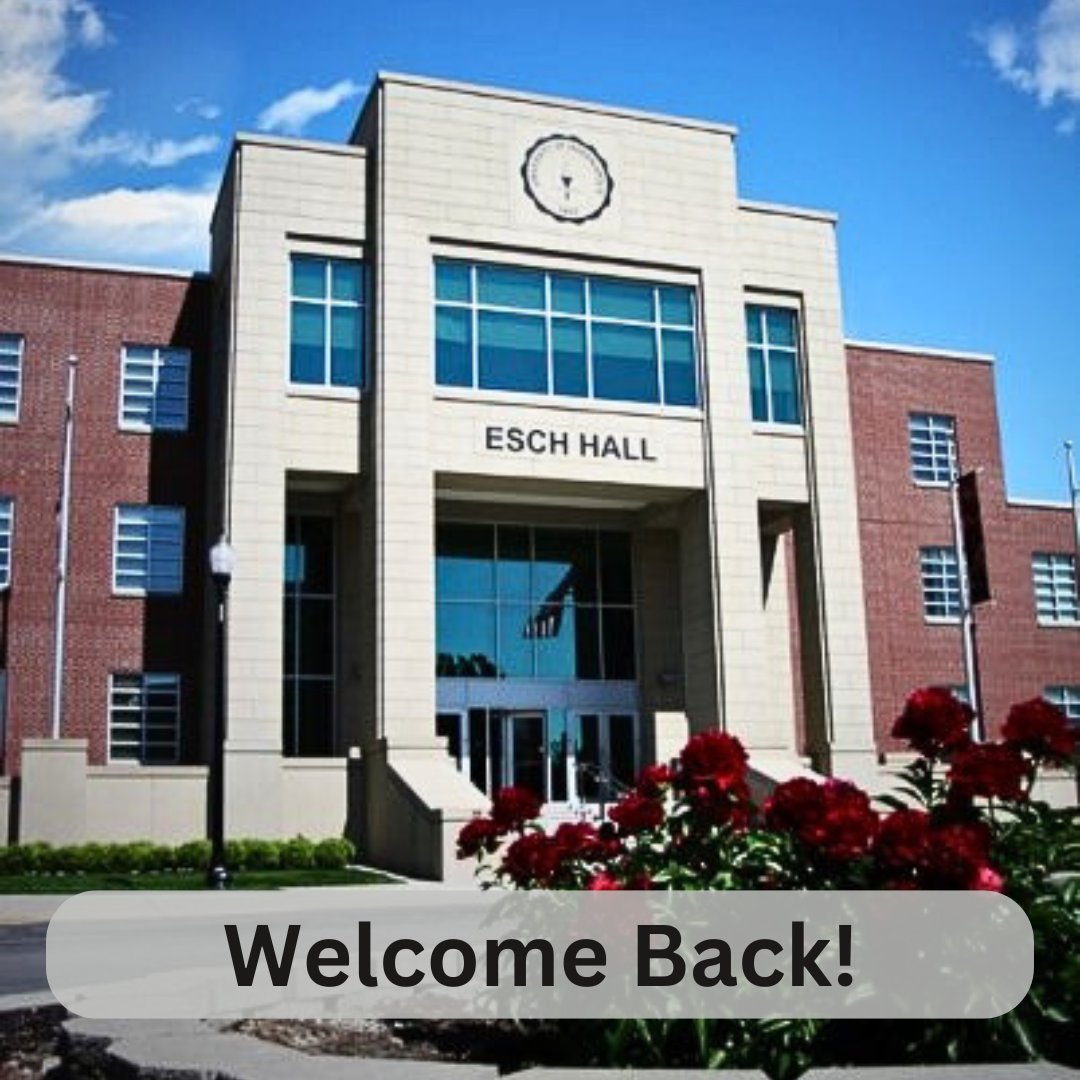 We are so excited to welcome our students back today. Happy first day of classes, UIndy! #gohounds #uindy #futureteachers