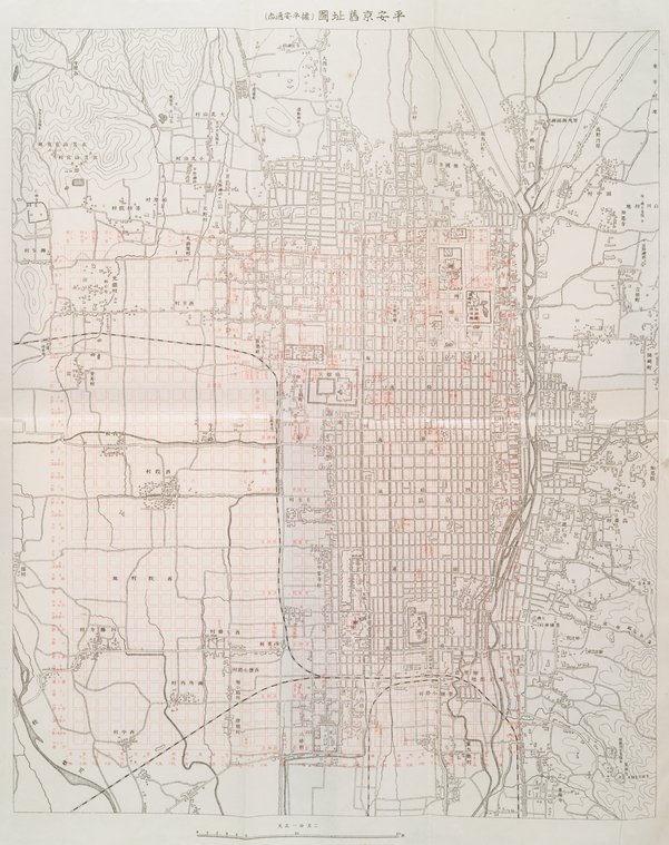 "An old map of Heiankyo (Heian Castle)" Yoshiyuki Hagino, 1908 digitalcollections.nypl.org/items/510d47d9… #Kyoto #Japan