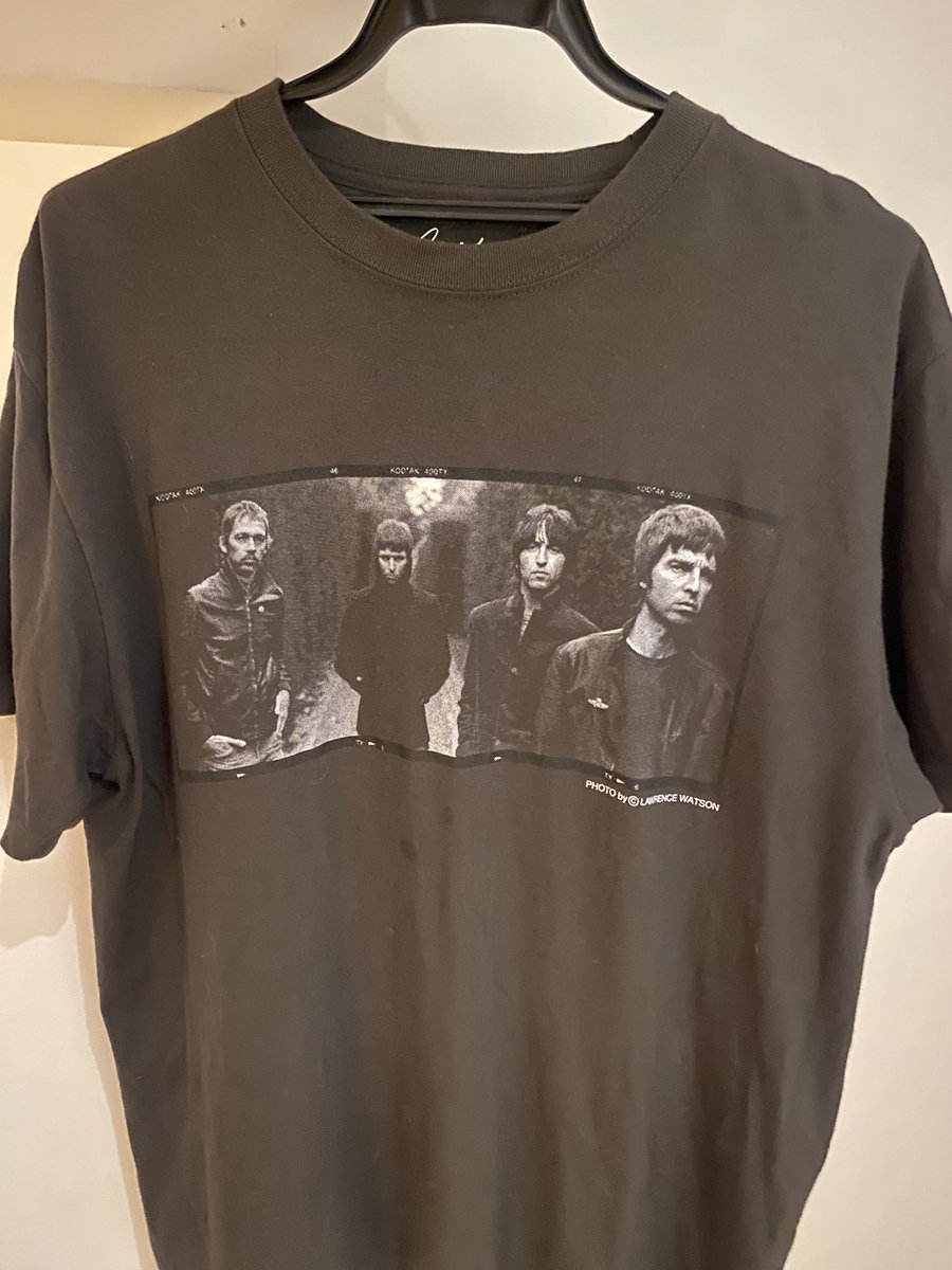 そんな予感がしてたんで、最近このTシャツ着てました、、、
て言うのは嘘です（笑）
たまたま気に入って買ったばかりのオアシスT

#oasis