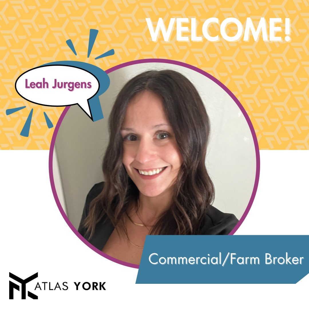 Atlas_York's tweet photo. Say hello to our newest team member, Leah Jurgens!๐ย
Leah brings with her an extensive insurance background and we could not be more excited to have her on our team.ย
โจ#atlasyork #atlasyorkinsurance #johnstoninsurance #insurance #brokerscare #Saskatchewan #welcome #yxe https://t.co/0F1vVg40xg