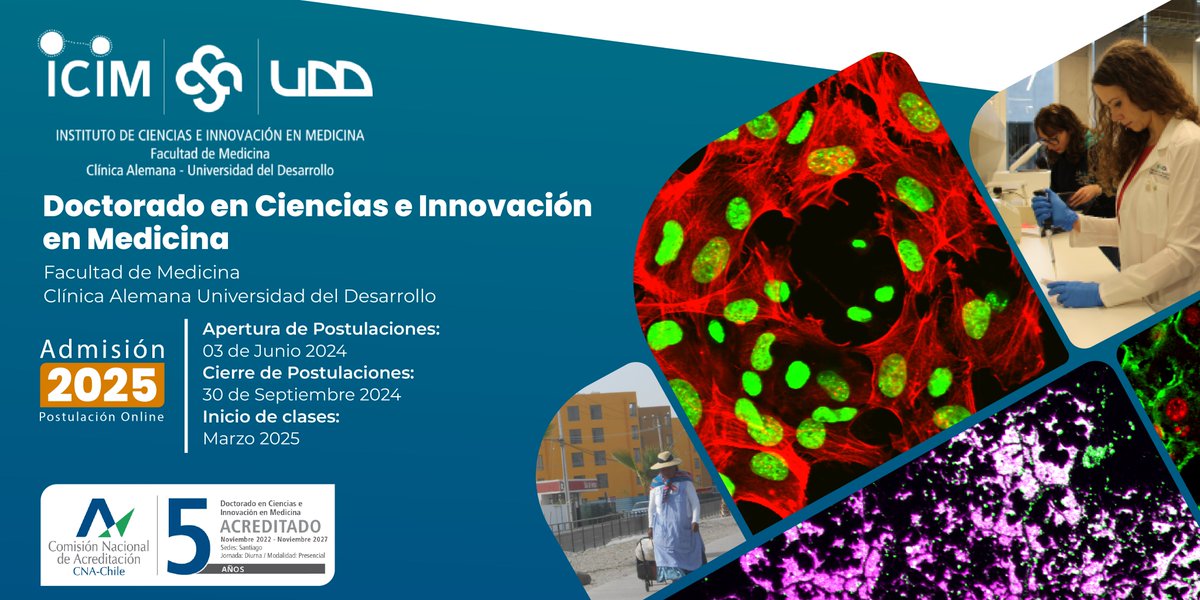 ¡Ú𝗹𝘁𝗶𝗺𝗼 𝗺𝗲𝘀 𝗽𝗮𝗿𝗮 𝗽𝗼𝘀𝘁𝘂𝗹𝗮𝗿! 📣 no esperes a última hora 😱 Cierre 𝟯𝟬 𝗱𝗲 𝘀𝗲𝗽𝘁𝗶𝗲𝗺𝗯𝗿𝗲 🗓 

¿Eres un científico innovador apasionado por la búsqueda de soluciones a problemas de la biomedicina y los sistemas de salud? 🤔

➡️encr.pw/vSv7I