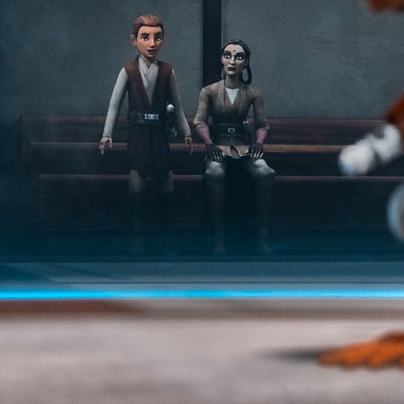 Young Caleb watches Ahsoka train. It’s interesting, what did he think when he saw her aboard the Ghost after all these years?