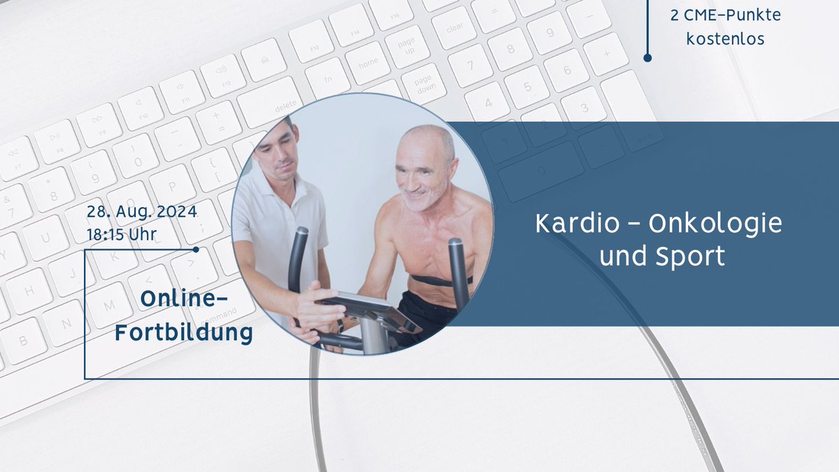 In unserem nächsten #Webinar #Sportkardiologie präsentieren wir spannende Fälle aus der Praxis und Diskussionen über "Kardio-#Onkologie und Sport".  

🗓️Mi, den 28.08.24 (18:15 Uhr)       

➡️sport.mri.tum.de/de/fortbildung…

Wir freuen uns auf euch!
