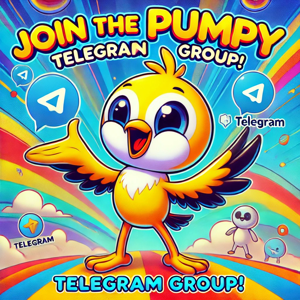 pumpyTRX's tweet photo. $Pumpy is flying high and wants you on board! Join our official Telegram group and become part of the most fun community๐โจ
Click the link below and join the Pumpy Army today! ๐ฅ๐ฆ
๐ https://t.co/zqQXSDj9gN
#Pumpy #MemeCoin #CryptoCommunity #JoinUs #ToTheMoon #pumpyTRX #100x https://t.co/y9FN2UjZmL