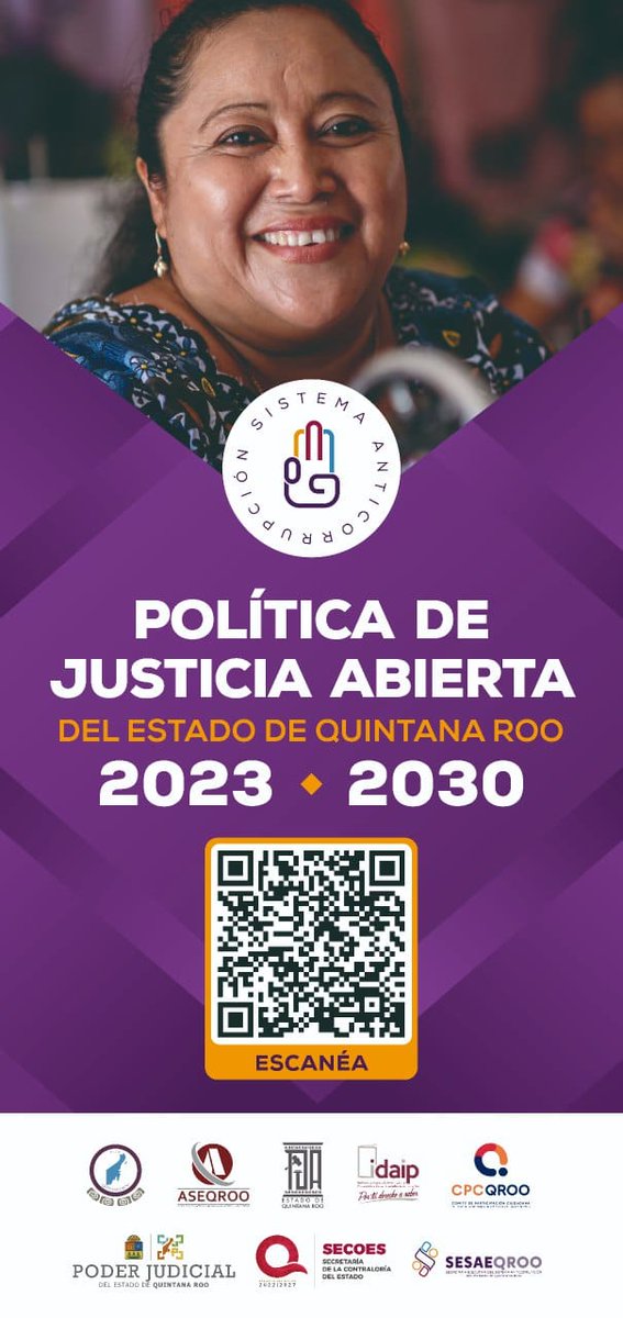 ¡La transparencia se construye contigo! Si vives en Felipe Carrillo Puerto, acompáñanos este miércoles 28 de agosto a las 10 AM en el Auditorio del CBTIS 72 “Andrés Quintana Roo”, para la presentación del documental sobre la Política de Justicia Abierta. #SAEQROO @TheWJP_mx