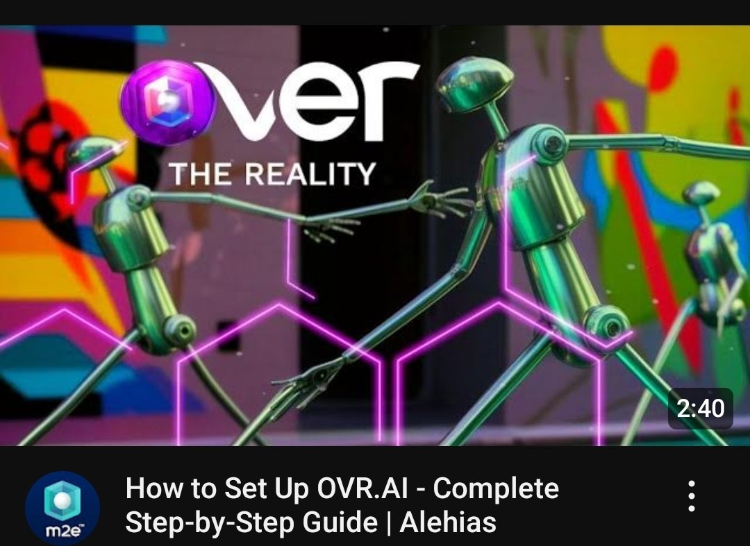 soyocrypto's tweet photo. If you are interested in getting started mapping or buying #OVRLand hexs with @OVRtheReality, here is a great tutorial by @Alehiaseth on how to setup KYC and connect your @MetaMask wallet
#map2earn #spatialcommputing #DePIN #AR #XR #VR
Watch video here...
https://t.co/jKooGwwLdg https://t.co/4n4zvKJrri