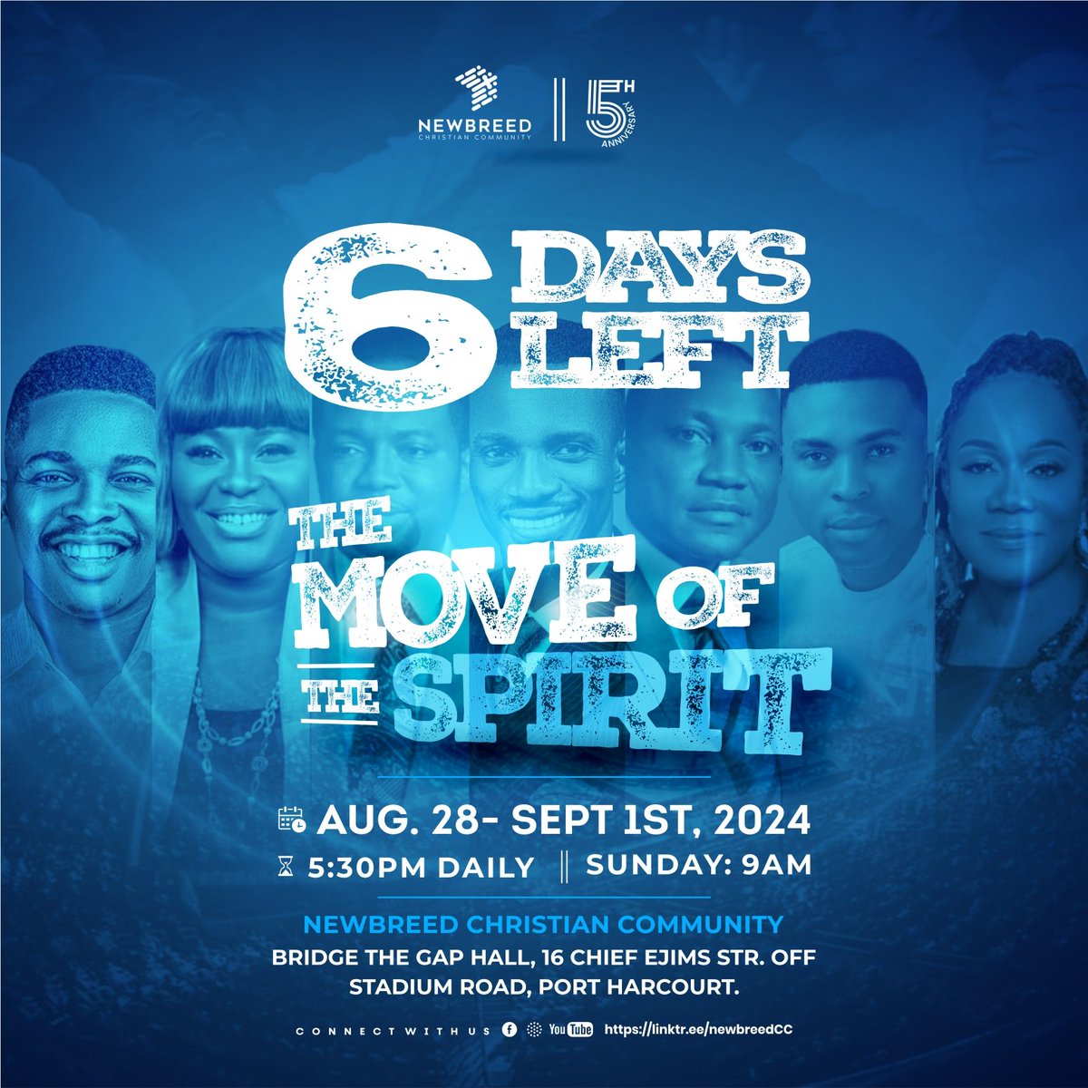 newbreedccng's tweet image. Let the official countdown begin🔥...It&apos;s 6 days till Newbreed&apos;s 5th year Anniversary 💃

We are calling today our #MemoryLaneMonday as we look back on how far God has brought us🙌

Fun Fact: Newbreed began services in a classroom🙂

Share your favourite Newbreed memories  👇