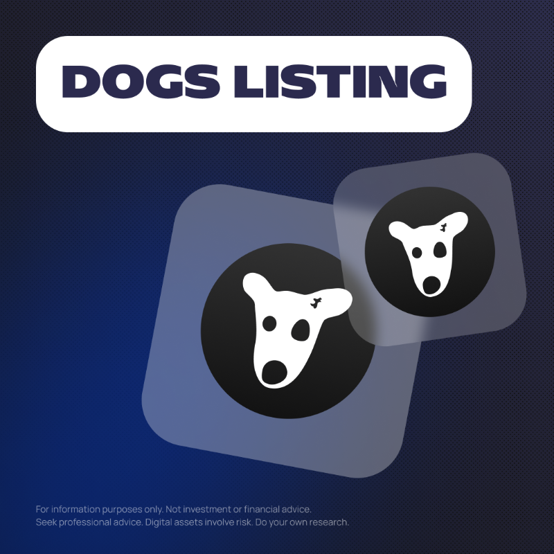 cex_io's tweet photo. 🎉 What better way to celebrate than by unleashing your $DOGS to the CEX•IO playground? @realDogsHouse

✨ The asset is now live for instant buy, sell, and convert. Deposits and spot trade are coming very soon.