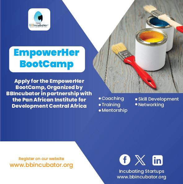 The ideal opportunity for you ! ✨🚨 

Are you a young girl??

The #EmpowerHerBootCamp organised by <a href="/BBisonIncubator/">Boris Bison Youth Empowerment Business Incubator</a> in partnership with Institut panafricain pour le developpement - ipd ac is available for you.

Register now using the link👇🏾👇🏾👇🏾

docs.google.com/forms/d/1YW5kr…