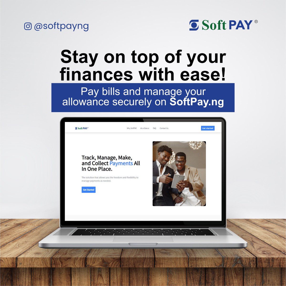 With SoftPay, experience convenience, safe transactions and have complete control over your finances. 

Sign up today and simplify your financial life!

#paymentsolutions 
#softpay