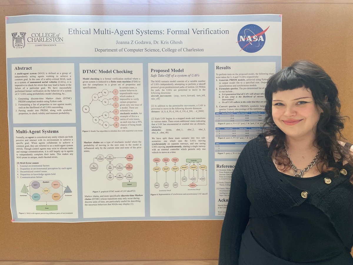 csatcofc's tweet image. The Department of Computer Science was well represented at last week's Celebration of Summer Research Poster Session. We are proud of all the hard work the students (and faculty mentors) put in over the summer!