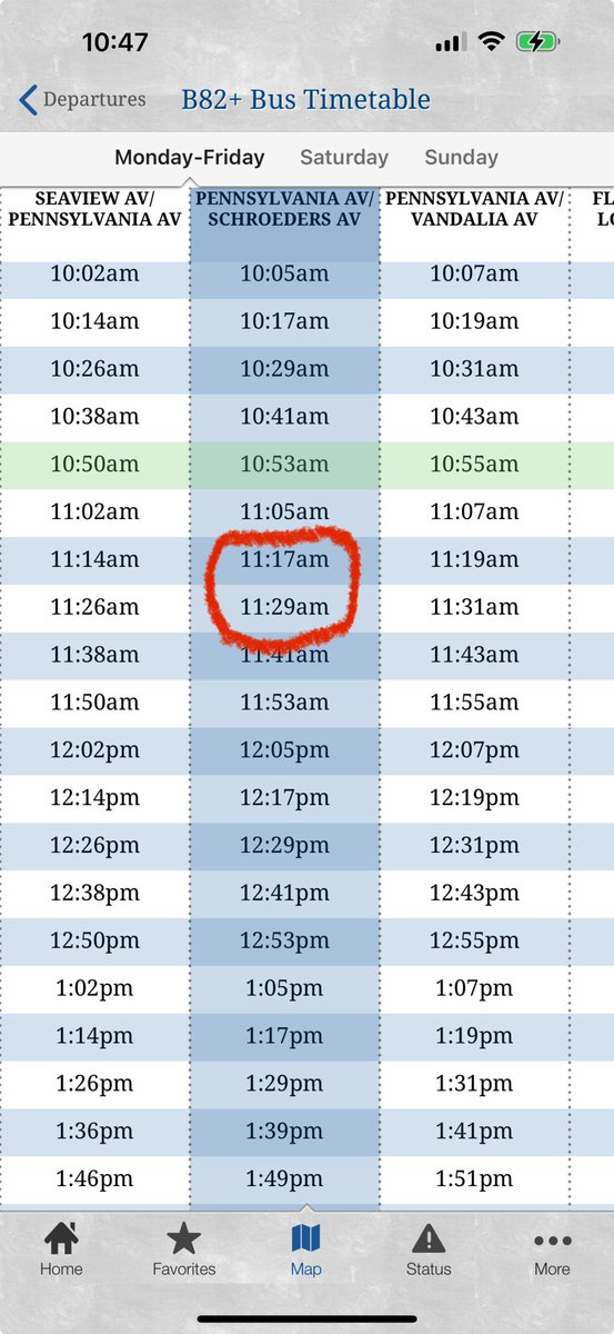 Ace7189's tweet photo. @NYCTBus  Been out here waiting for the sbs82 since 11:06 two buses scheduled for this time never showed up!! Now I’m super late for work!! It’s always an issue in this area with bus service!! https://t.co/vUNjzIbm9O