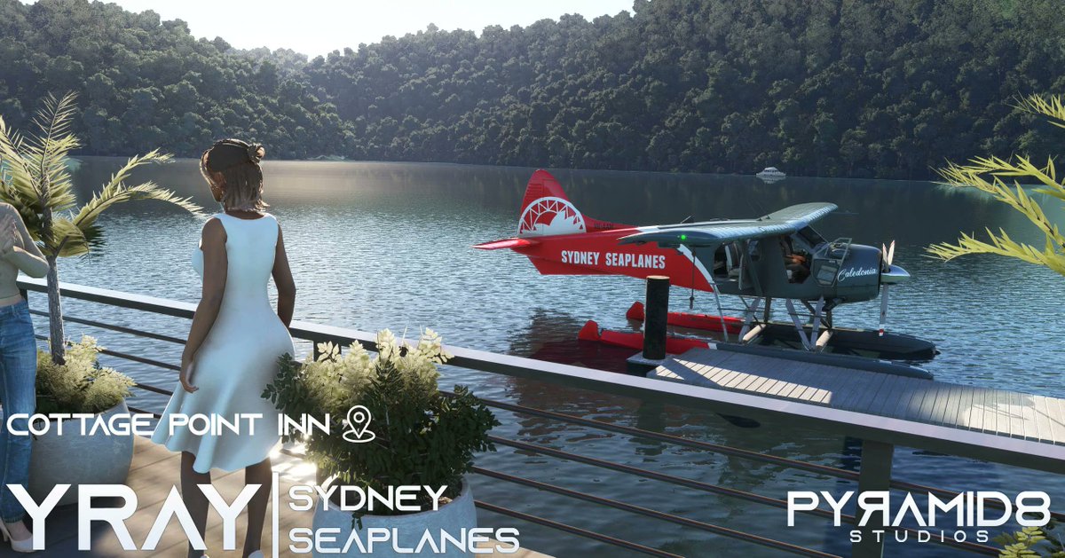 simflight's tweet photo. Elevate your flights with our Sydney Seaplane Base for Microsoft Flight Simulator 2020. Located in Rosebay, this scenery features detailed custom buildings and realistic texturing. 

https://t.co/7ec1aTXco5 

#SYDNEYSEAPLANES #YRAY #SEAPLANE #SEABASE #SIMMARKET https://t.co/uULiejORmp
