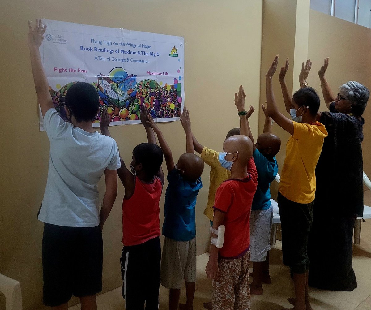 AnushShalini's tweet photo. 'Maximize Life'.

These brave kids are truly flying high on the wings of hope. Their smiles and enthusiasm remind us of the healing power of stories and community support. https://t.co/A8FSkDyXtm