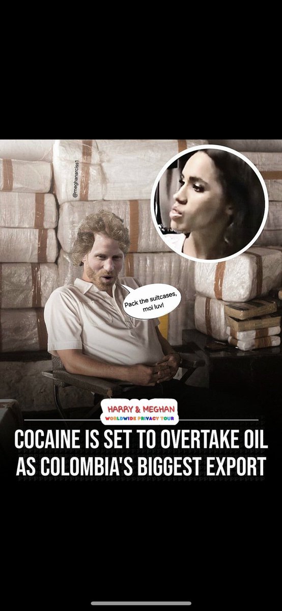 0Rthebest91033's tweet photo. #AchewellFoundation #AmericansAreOverHarryAndMeghan #HarryandMeghanAreAJoke #HarryandMeghanAreFCKingGrifters #ConOfTheCentury #ConsequencesForYourActions #ColombiaBackLash4HarryAndMeghan #SussexsShitShow #NopeSorryHarryThatChapterIsDone https://t.co/dRFNw4KkZX