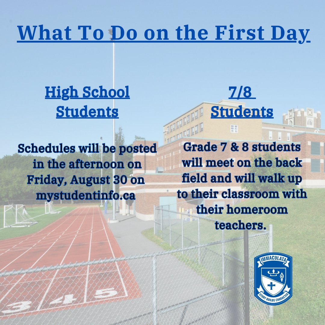 Immaculata High School tweet media