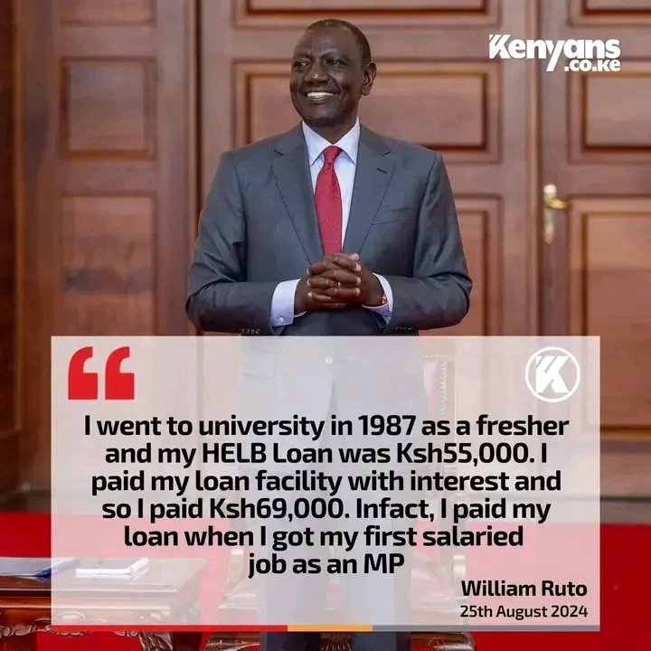 m_thambau's tweet photo. HELB is a statutory body established in July 1995 by an Act of Parliament 'Higher Education Loans Board Act' Cap 213A. It is a state corporation in the Ministry of Education. 
BUT our president had borrowed a loan in 1987🤔🤔 https://t.co/TZXG46oAN0
