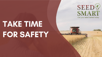 Harvest is a busy time and taking an extra minute for safety checks can save dollars, limbs, and lives #harvest24 #agsafety #abfarming