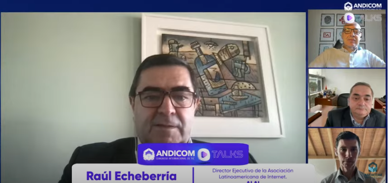 alai_lat's tweet photo. @raulecheberria, director de ALAI, participó en #ANDICOMTalks junto a @AleAdamowicz, director de GSMA, @MauricioJaramil, director de Impacto TIC, y @MarioCastano, director de Cintel, en el panel “¿Qué es el fair share y por qué es uno de los temas clave de Andicom 2024?”.🤝 https://t.co/RLIY0gRItU