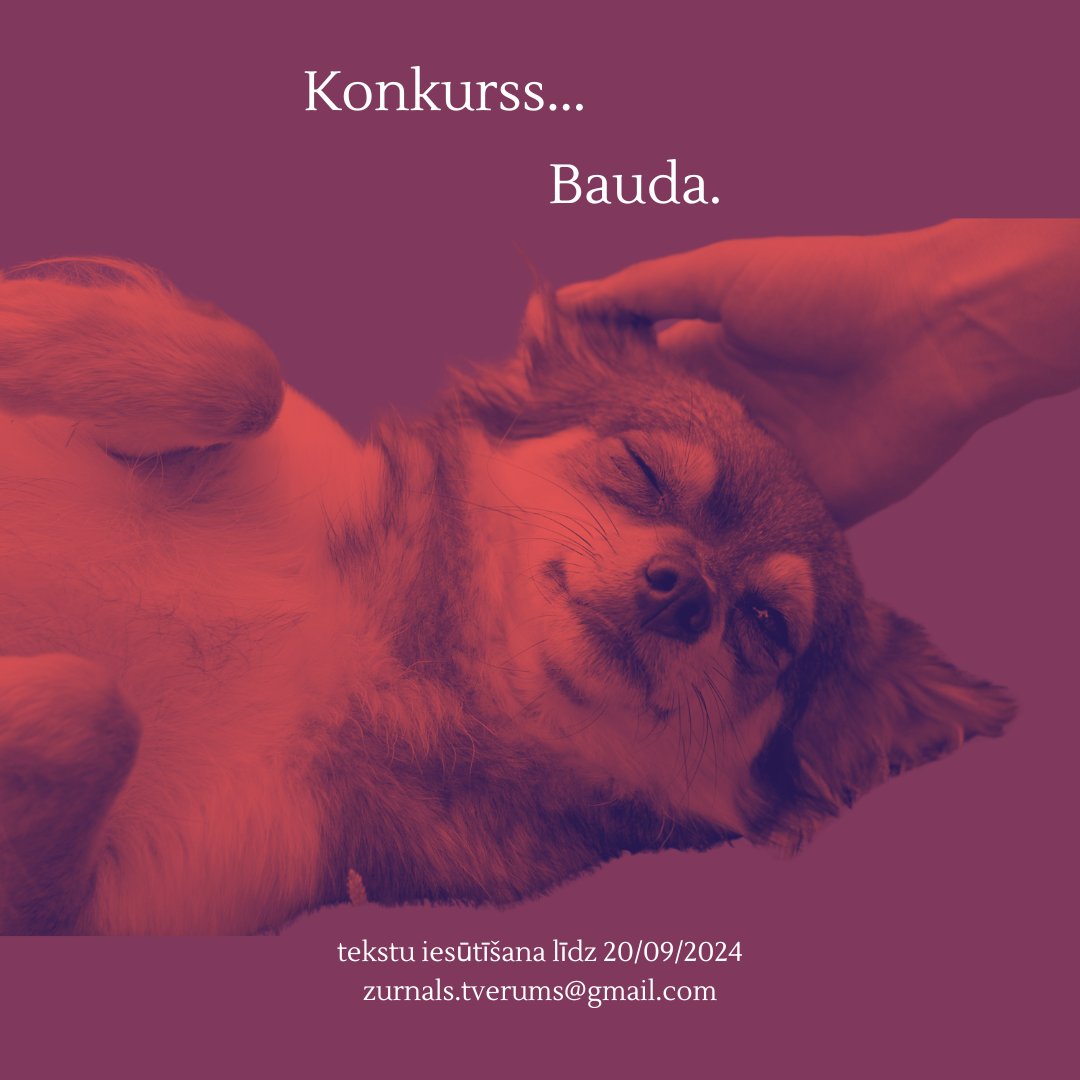 tverums's tweet photo. Pēdējais sauciens. Pēc 3 dienām noslēdzas žurnāla "Tvērums" 9.numura tēmas BAUDA tekstu atlases konkurss. Vēl gaidām 8000 – 16 000 rakstu zīmes (ieskaitot atstarpes) no tevis....... https://t.co/zcC3SWiD54 https://t.co/hR2MWFhfey