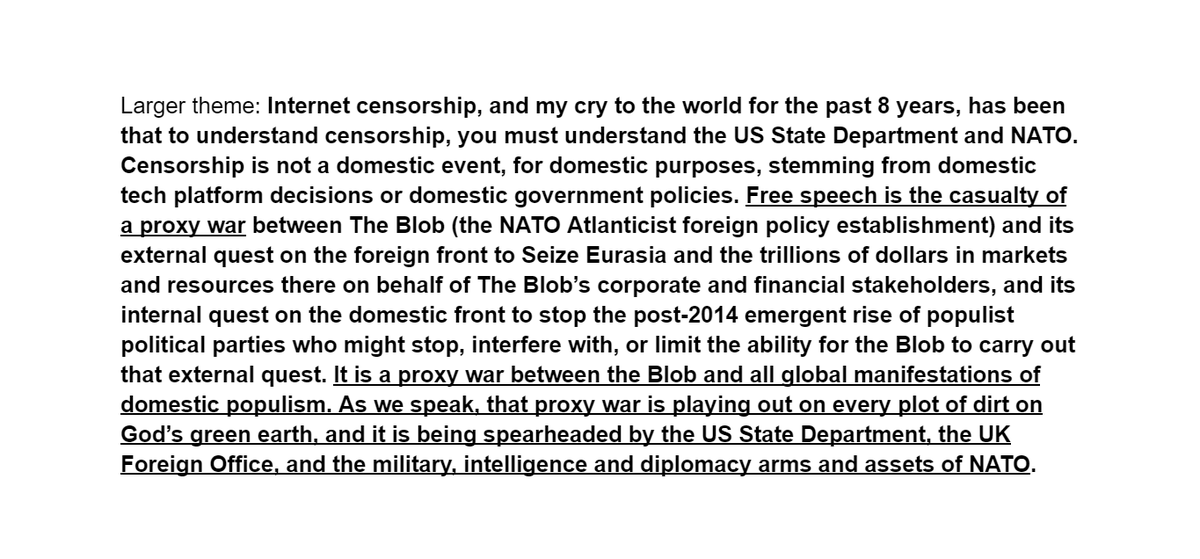 MikeBenzCyber's tweet image. The big theme I have been trying to impress on every Uber driver, every flight attendant, every White House official, every member of Congress, every friend, every family member, every follower, every subscriber, every single day for the past 8 years of my life.