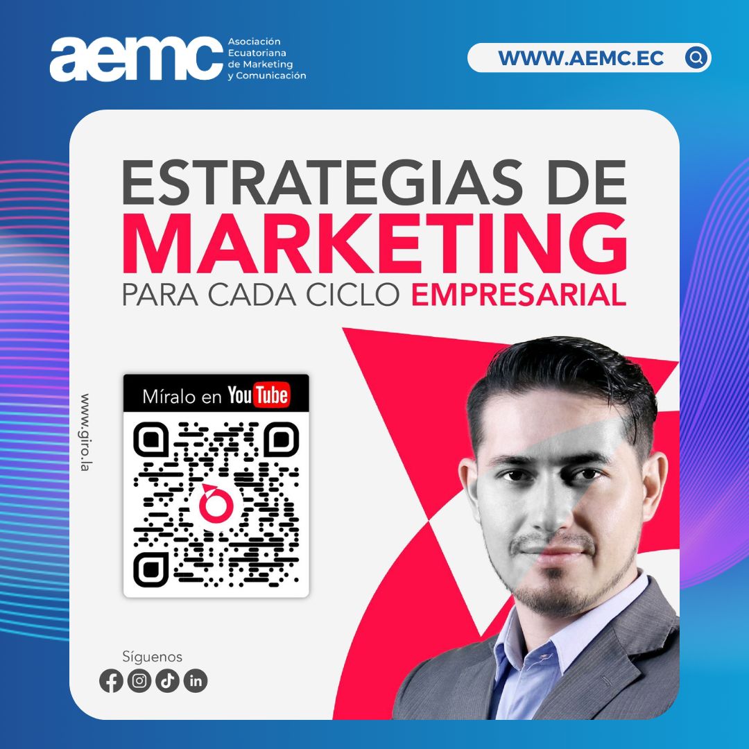 AemcEc's tweet photo. 🚀 ¡Míralo ahora en YouTube! 🚀 Conferencia: "Estrategias de Marketing para cada Ciclo Empresarial" dictada por nuestro director de sede AEMC #Riobamba, Mgs. Israel Mariño @isramarinot.

🎯 Enlace al estreno: https://t.co/BgAFOT4Ncv
🔍 O escanea el código QR en la imagen. https://t.co/9mKoO5sttV