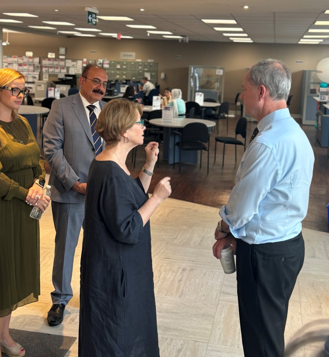 Today, we had the pleasure of welcoming Ontario’s Minister of Finance, the Honourable Minister <a href="/PBethlenfalvy/">Peter Bethlenfalvy</a>, along with Minister <a href="/NatKusendova/">Natalia Kusendova-Bashta</a> &amp; MPP <a href="/SherefSabawyPC/">Sheref Sabawy</a>, to Achēv’s Mississauga headquarters. We appreciated the opportunity to tour the provincial members through our