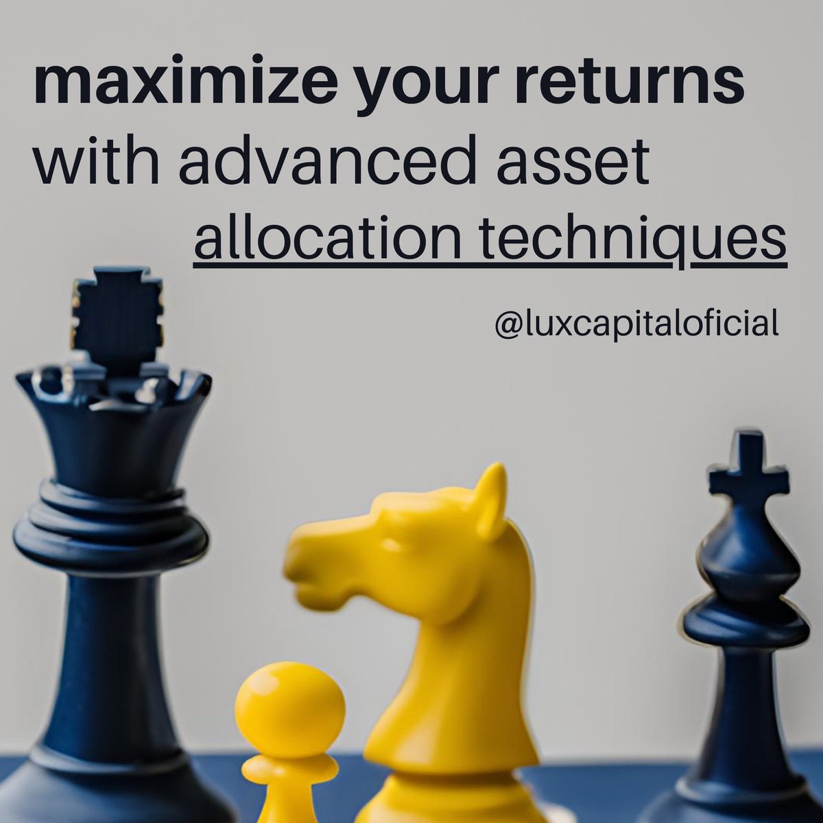 🌟 Discover how asset allocation techniques can maximize your returns:
📊 Cycle-Based Allocation
🔄 Regular Rebalancing
🌍 Macroeconomic Factors
What are your strategies? Share in the comments!
#LuxCapital #Investments
👉 lux.capital