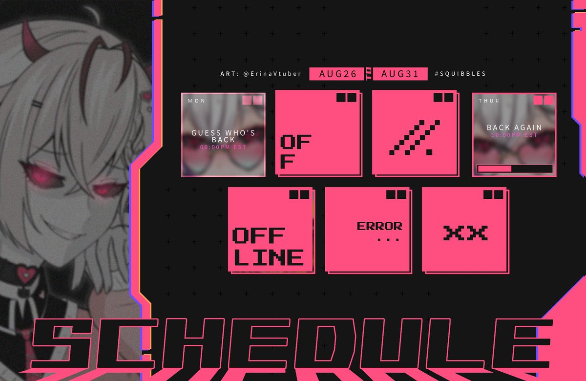 SquishyVT「En」 tweet media