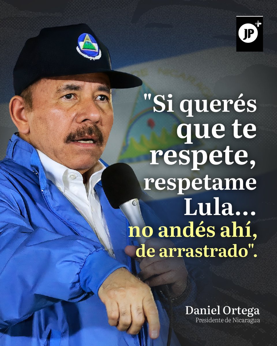 🇳🇮🇧🇷El presidente de Nicaragua, Daniel Ortega, acusó a su homólogo brasileño, Lula da Silva, de alinearse con los intereses de EE.UU. en América Latina por sus comentarios contra el gobierno nicaragüense.  

Además, calificó su postura sobre las elecciones en Venezuela de