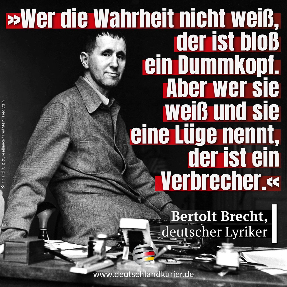 Deu_Kurier's tweet photo. #WahreWorte | #BertBrecht | #Solingen | #Massenmigration | #Deutschland2024 https://t.co/FpMcJRs3D1