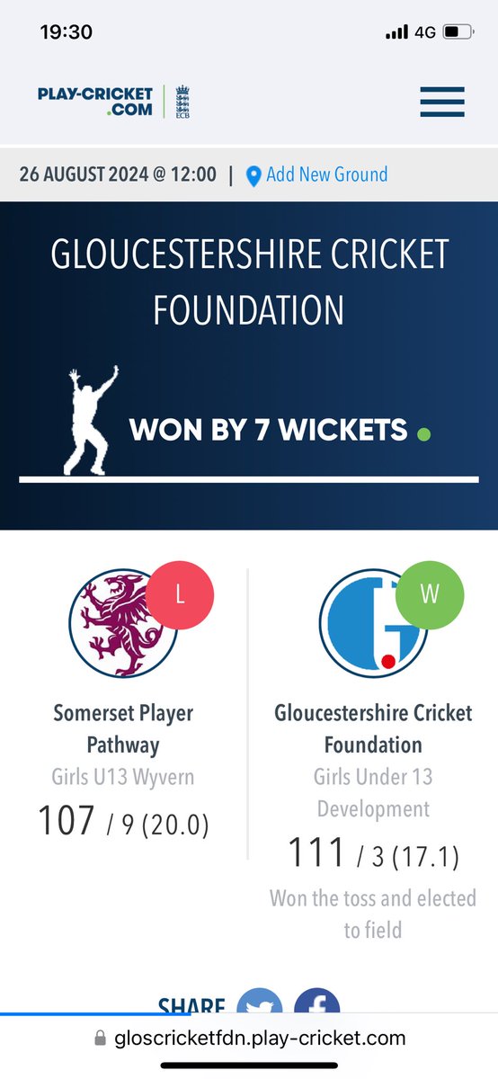 GlosCricketFdn Performance (@gcfperformance) on Twitter photo Thatโs the U12s Girls county season now done.
Final games <a href="/TCCofficial1829/">Taunton Cricket Club</a> vs <a href="/SCCCWomenGirls/">Somerset CCC Women & Girls</a> U13s today to wrap up the Bank Holiday weekend.
Huge thanks to our hosts, cracking wicket prepared and two good games of cricket.
๐๐ป to the parents for ๐ all summer.
Onto trials ๐ Thatโs the U12s Girls county season now done.
Final games <a href="/TCCofficial1829/">Taunton Cricket Club</a> vs <a href="/SCCCWomenGirls/">Somerset CCC Women & Girls</a> U13s today to wrap up the Bank Holiday weekend.
Huge thanks to our hosts, cracking wicket prepared and two good games of cricket.
๐๐ป to the parents for ๐ all summer.
Onto trials ๐