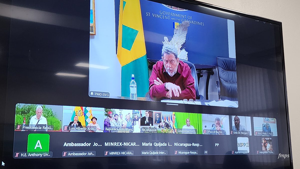 Embassy of Venezuela in StVincent & the Grenadines (@embavestvincent) on Twitter photo El Primer Ministro de San Vicente y las Granadinas <a href="/ComradeRalph/">Ralph Gonsalves</a> durante la  XI Cumbre Extraordinaria del ALBA-TCP <a href="/ALBATCP/">ALBA</a> aseguró que "Hay una clase de los Estados Unidos que esta interesada en apropiarse de los recursos naturales de Venezuela, como el petróleo y así ha El Primer Ministro de San Vicente y las Granadinas <a href="/ComradeRalph/">Ralph Gonsalves</a> durante la  XI Cumbre Extraordinaria del ALBA-TCP <a href="/ALBATCP/">ALBA</a> aseguró que "Hay una clase de los Estados Unidos que esta interesada en apropiarse de los recursos naturales de Venezuela, como el petróleo y así ha