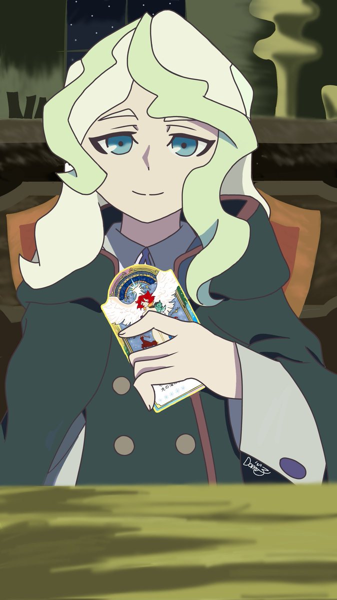 DaniaDraws's tweet image. Diana is my favorite character and I identify with her, I had already made the drawing before but now I wanted to put a background imitating the scene. Truly, the anime's message about believing in my heart will stay with me forever.#リトルウィッチアカデミア #LWA_jp 💎🦄💙✨