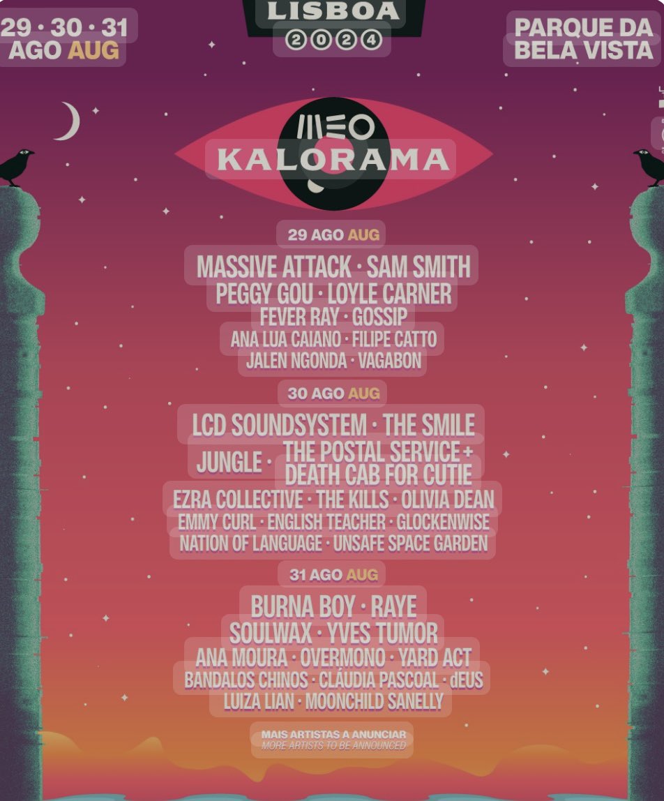 Joca21_'s tweet photo. Vendo passe geral MEO KALORAMA
Dia 29, 30 e 31 🎫
100€
(Dm insta: joao.m.morais) https://t.co/lVkUdMOmJ6