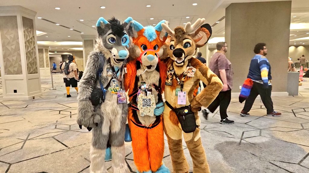 #Denfur2024 was a great one this year! Especially around with these cuties <a href="/MaddoxNorthpaw/">Maddox Northpaw</a> and @norththing 💙