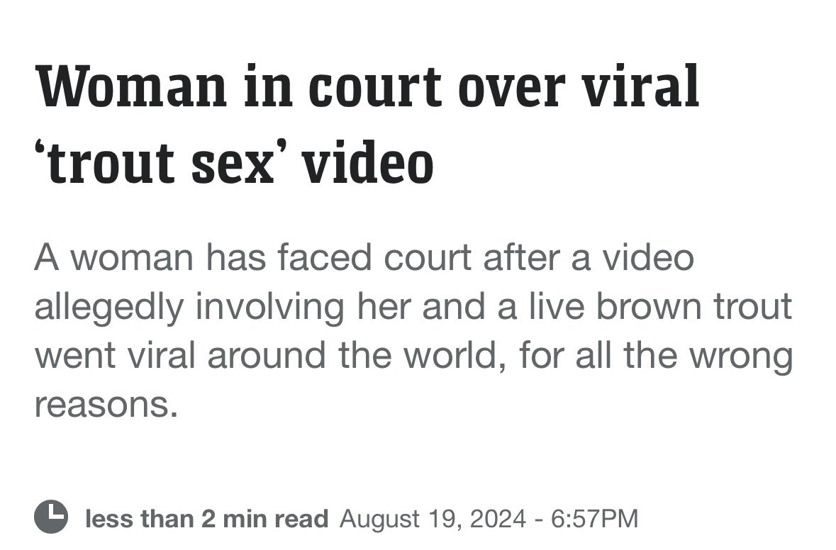 Did you notice that suddenly the headlines look exactly the way old movies thought 2024 headlines would look