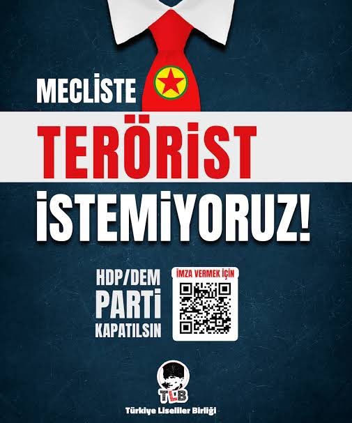 TBMM'de PKK destekcisi istemiyoruz.

Vatan’a ihanetle demokrasi olmaz !! 

Dem Parti Kapatılsın