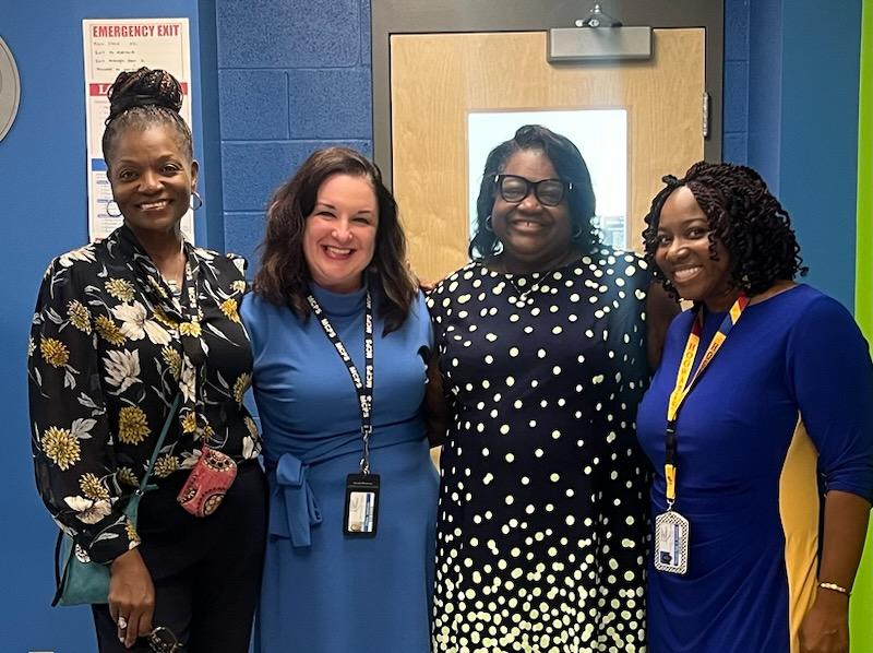 mcpsequityteam's tweet image. Principal Dr. Booms, Equity, RJ and the Odessa Shannon Middle School team ready for a new school year! @ManiyaEquitySpc @MsElissaAndrade #EquityOnDayOne #MCPS1stDay