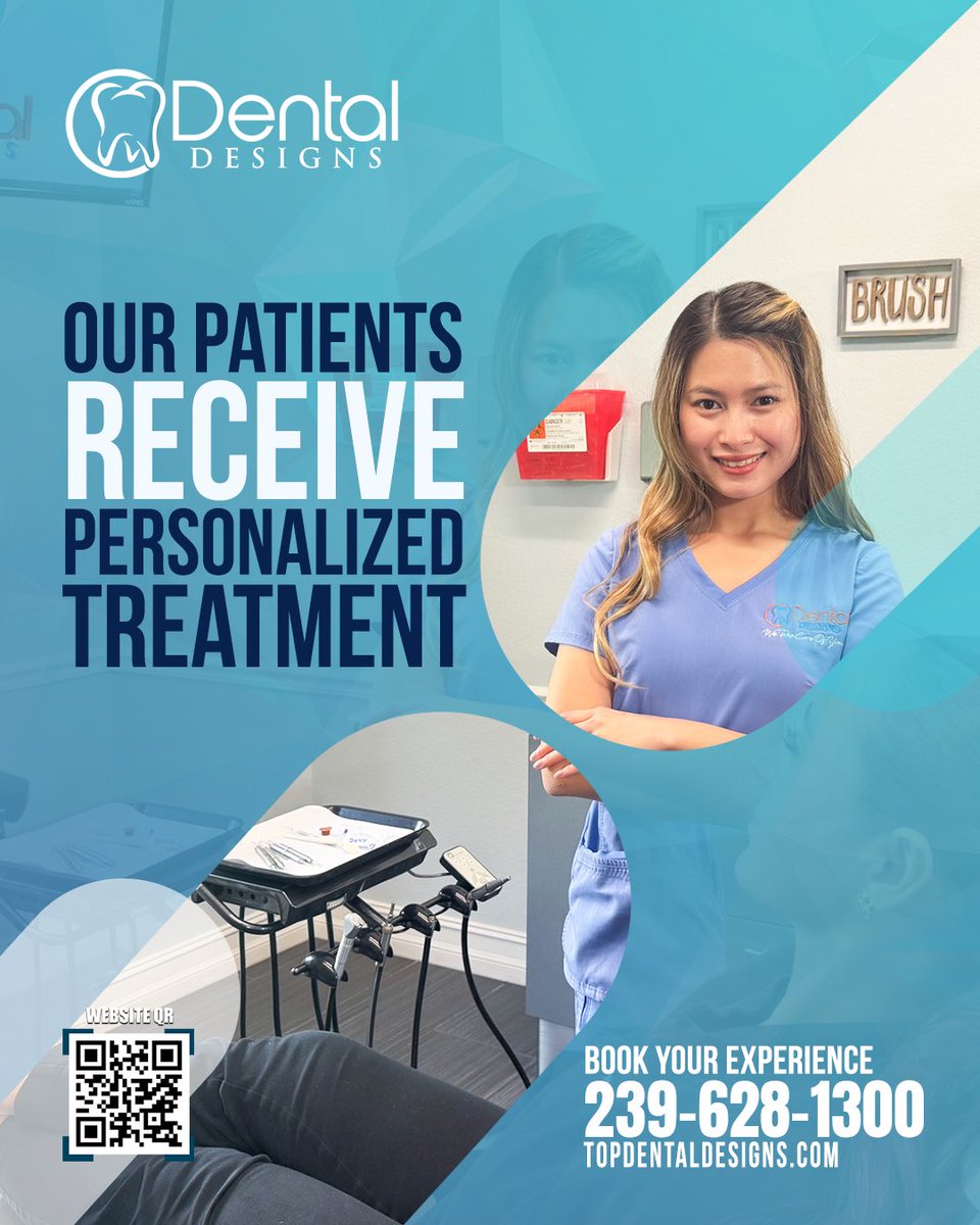 mydentaldesigns's tweet image. 💫🦷At our dental practice, every visit is tailored specifically to you. Your oral health is our top priority, and we treat each patient as a valued member of our family. 

#swfldentistry #naplesdentist #dentistnearme #swfldentist