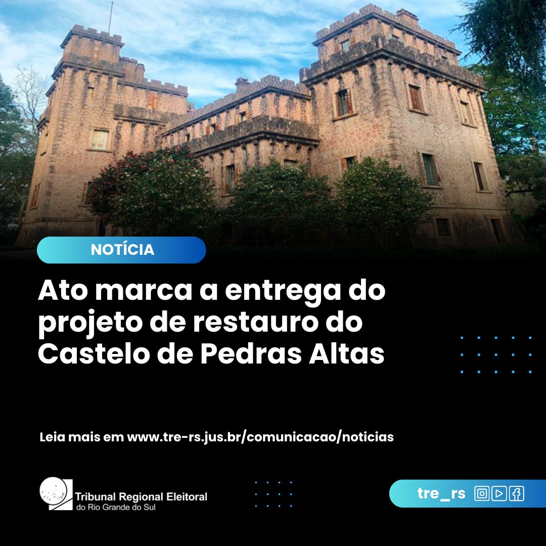 Ato marca a entrega do projeto de restauro do Castelo de Pedras Altas

📲 Leia a matéria íntegra: encurtador.com.br/LyJjG