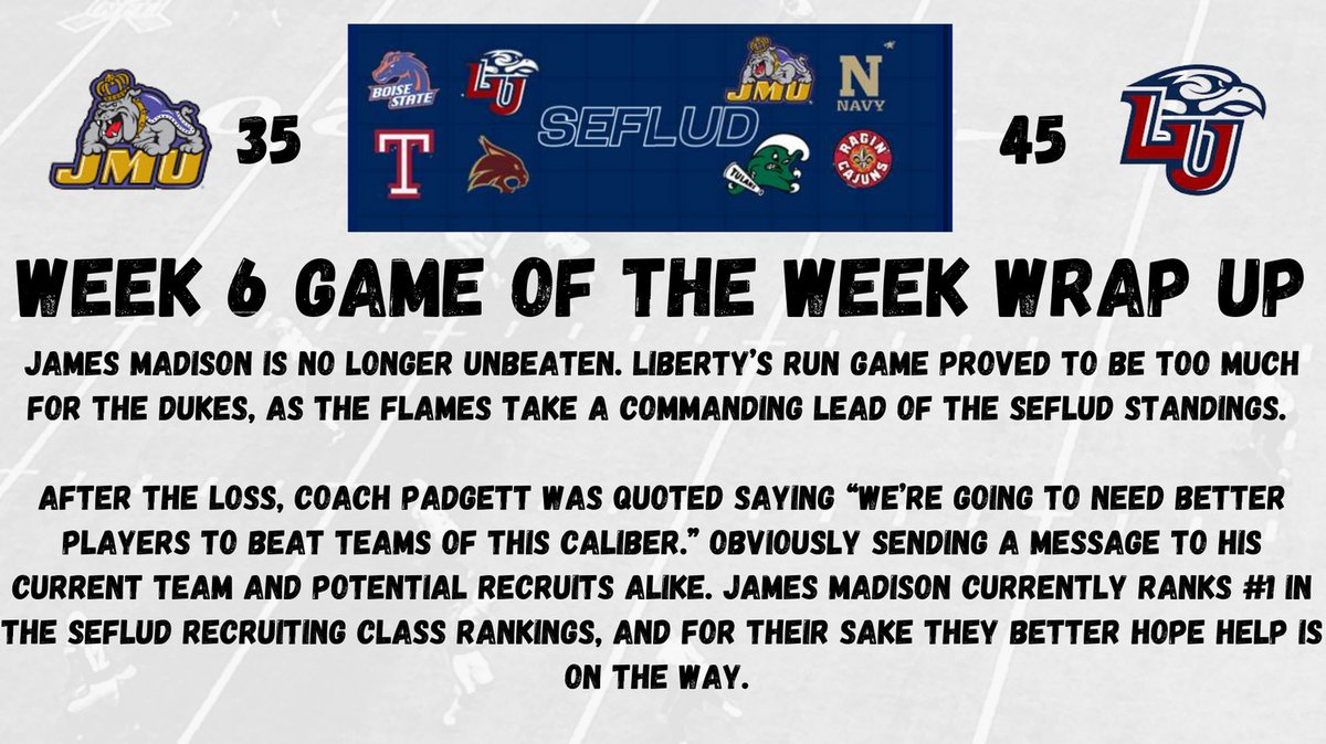 Southeastern Football League of United Degenerates tweet media