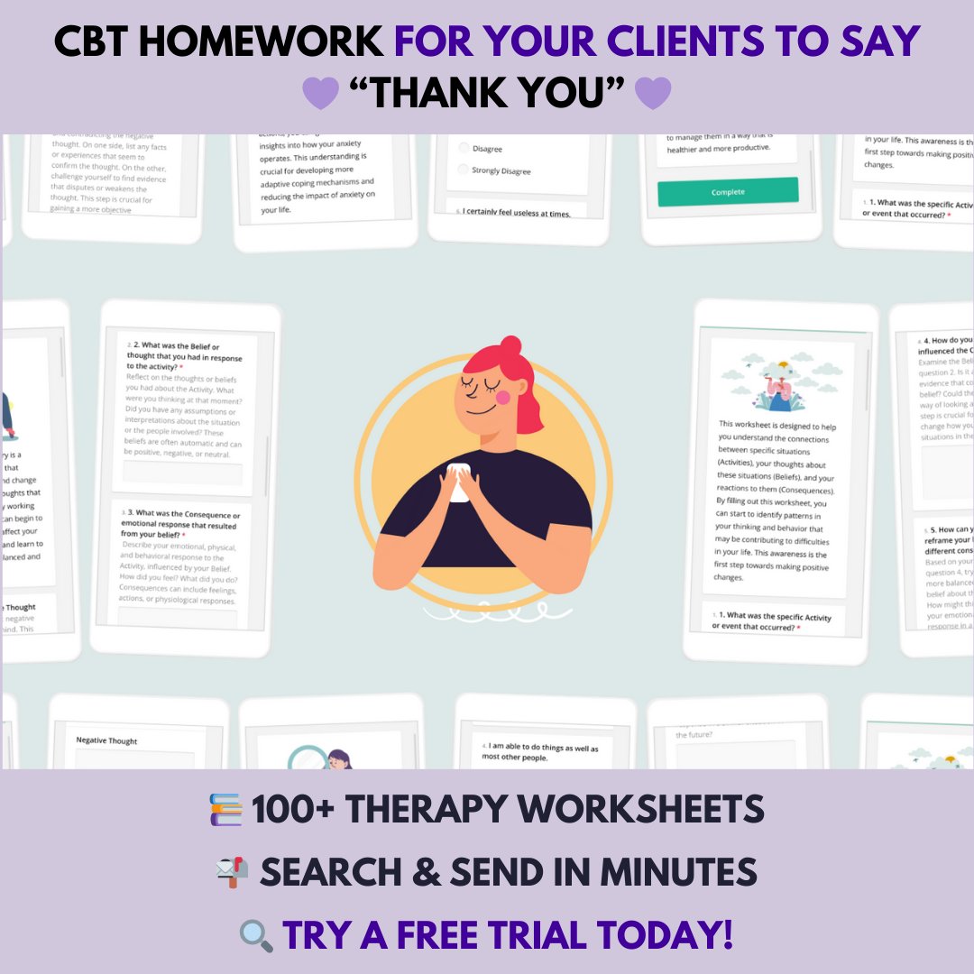 uMore | Find & Send Therapy Homework To Clients tweet media