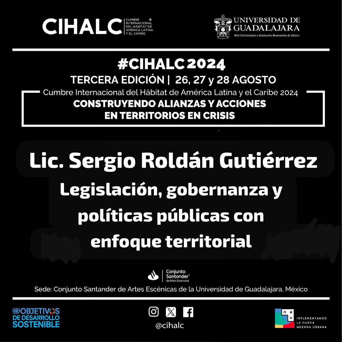 UrbanoMed's tweet photo. Invitados a la 3era edición de la Cumbre Internacional del Hábitat de América Latina y el Caribe y en especial a las conferencias de nuestro compañero @SergioRoldanG.  
@cihalc https://t.co/Mit1kRT2LS