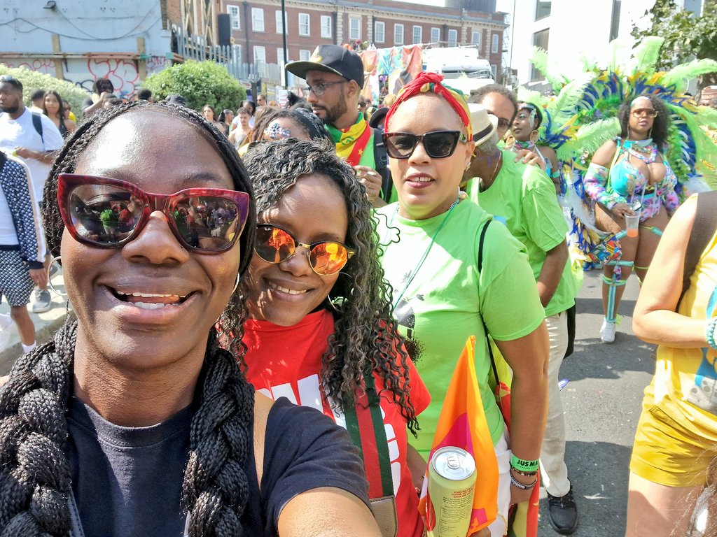 ValerieABossman's tweet photo. I returned back to #NottingHillCarnival to join old friends from the political sphere! I only experienced #GOODViBES with my ppl's!
Thanks .@lmhrnational @unisontheunion .@NEUnion for supporting the 56th year event. Carnival is one of the places whereby I feel that diasporan joy! https://t.co/dHyNzkQP1j