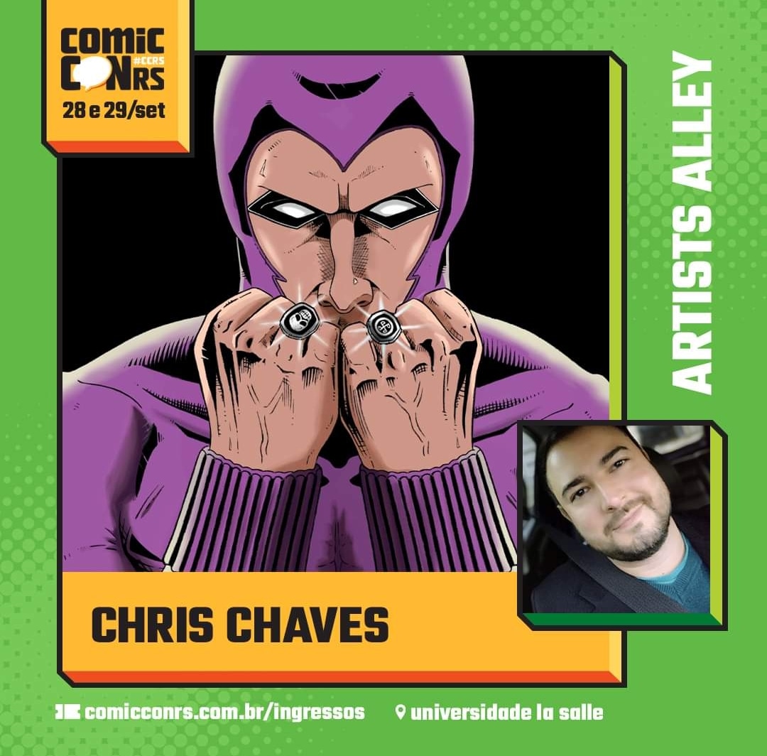Presença na <a href="/comicconrs/">comicconrs</a> 2024 #comicconrs #chrischavesart
