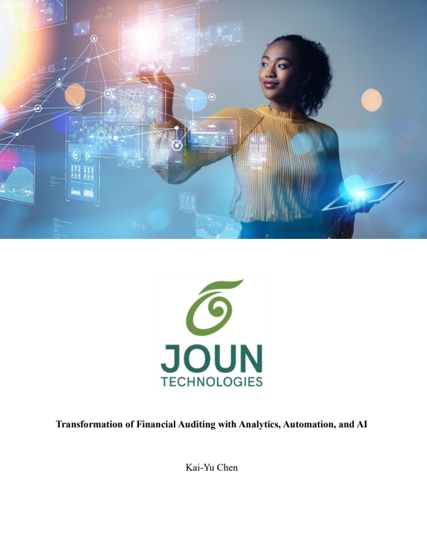 JounTech's tweet photo. Many thanks to Kai Chen, a technical consulting intern from the University of Southern California, for this overview of the impact on technology to the financial auditing industry. 

You can access this and other white papers from Joun Technologies at: 

https://t.co/PI0Dm9k4el https://t.co/CGFxRDwuys