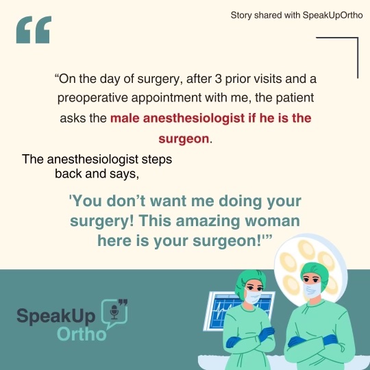 Advocacy in the hospital isn't just a buzzword—it's a crucial tool for standing up against gender bias and creating a fair environment for all. 

#SpeakUpOrtho #GenderEquity #HospitalAdvocacy #WomenInMedicine