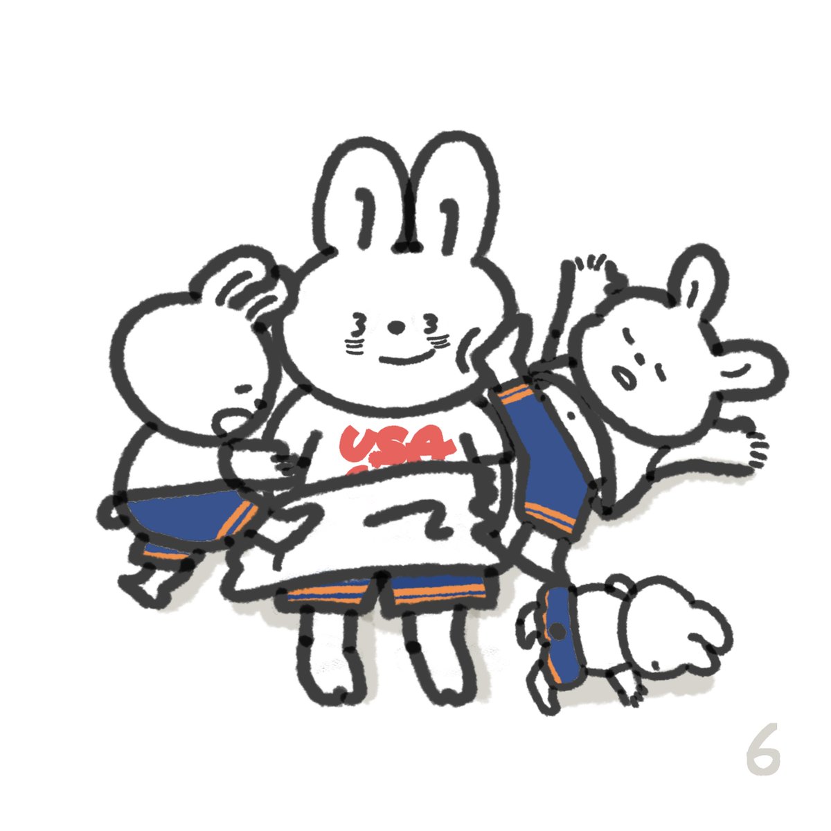 今朝は次男のハイキックで起こされました。
一晩通しで寝たの、最後いつだろう…😇

いつもお疲れさま！今日も偉い🐰✨✨✨
安眠のコツ教えてね🌻
#安眠 #子育てあるある #夏休み中はフォロワーが増えるらしい 
YouTubeで子ども向けデジタル絵本も公開中youtube.com/@sato_ehonn